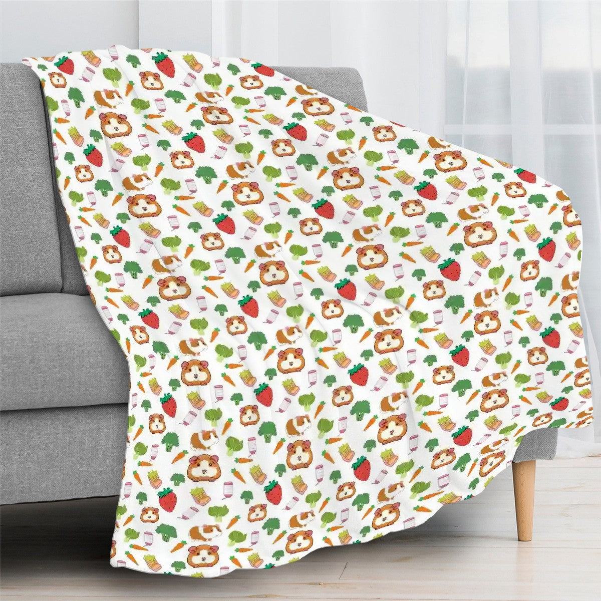 "Guinea Pig Picnic" Blankets - Rabbit Haven