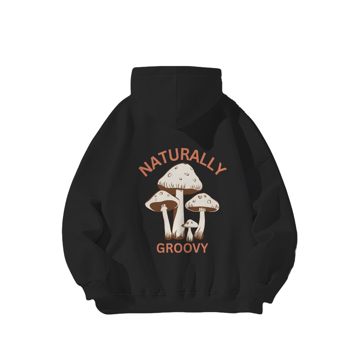 "Naturally Groovy Design #2" Adult Hoodie Double-Sided Design - Rabbit Haven
