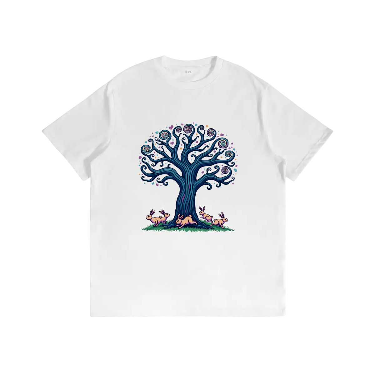 "Bunny Spiral" Rabbit T-Shirt - Rabbit Haven