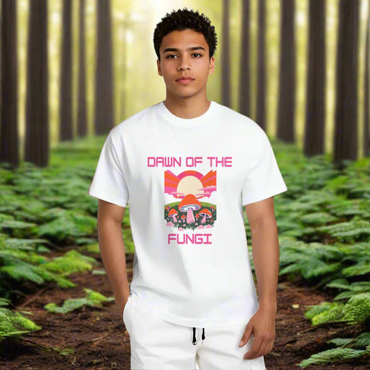 "Dawn of the Fungi" Mushroom T-Shirt - Rabbit Haven