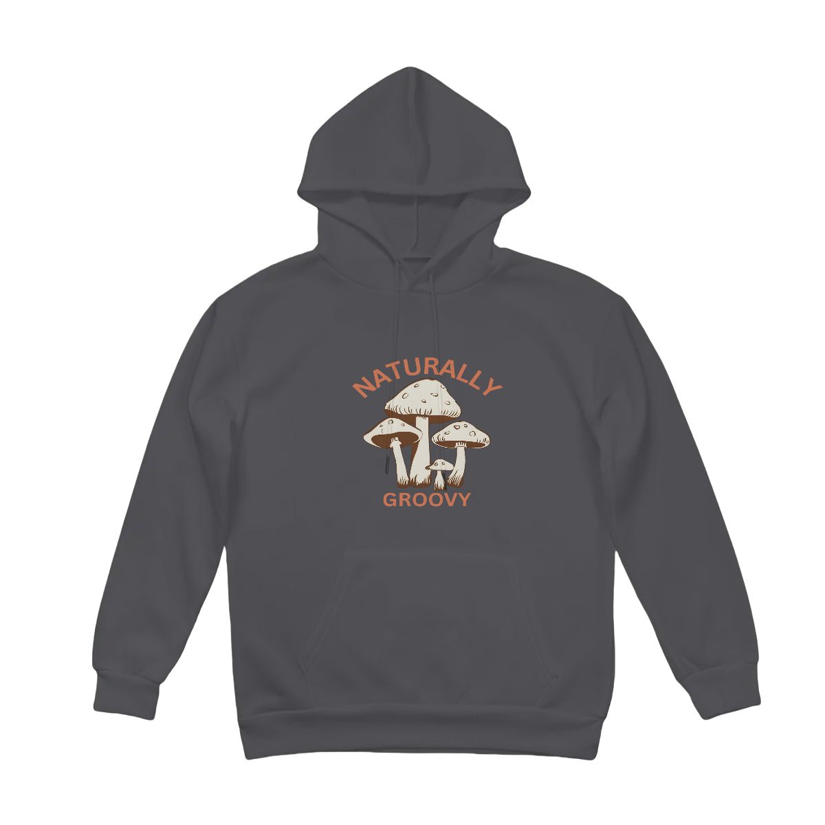 "Naturally Groovy Design #2" Adult Hoodie Double-Sided Design - Rabbit Haven