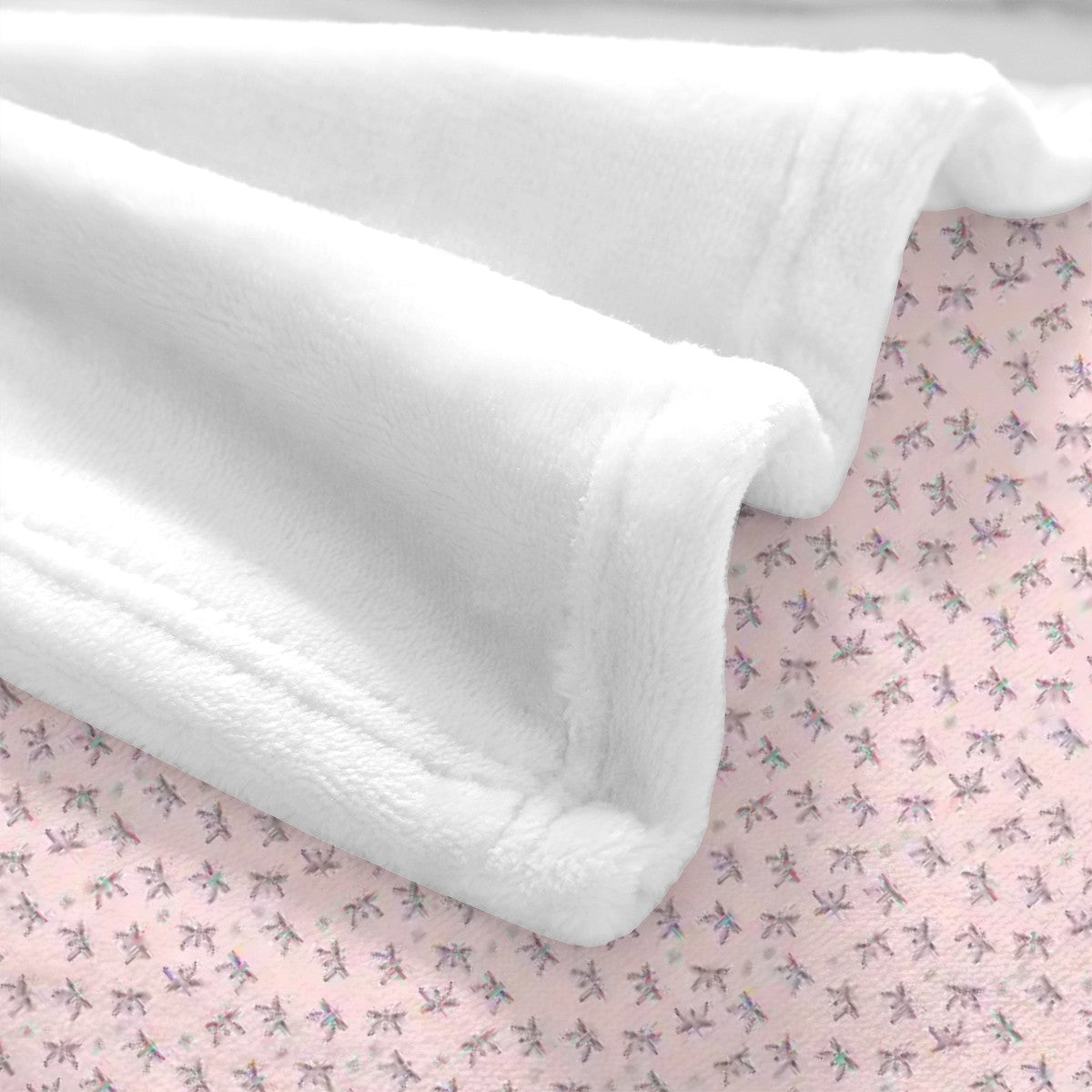 "Iridescent Flight" Pink Blankets - Rabbit Haven