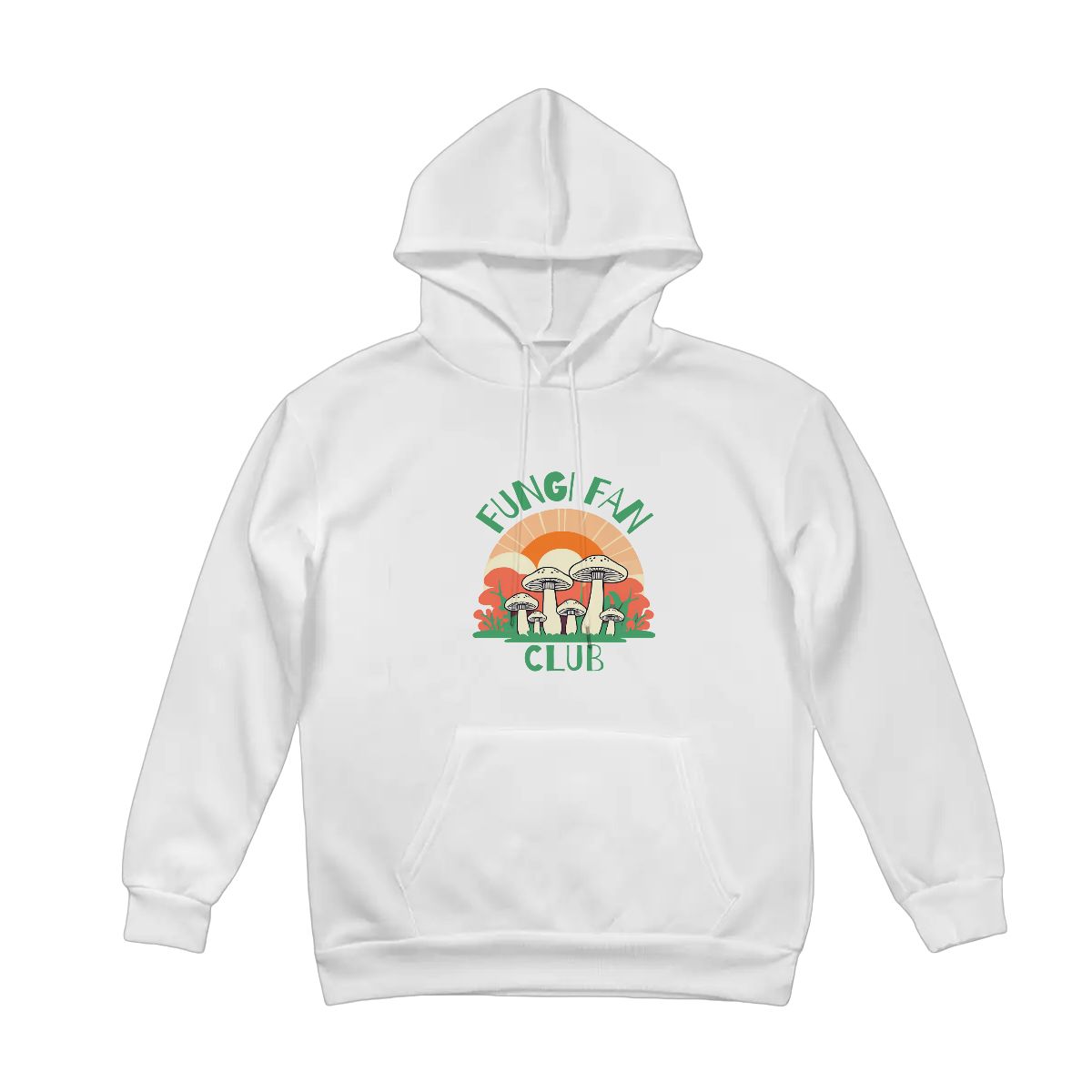 "Fungi Fan Club" Adult Mushroom Hoodie - Rabbit Haven