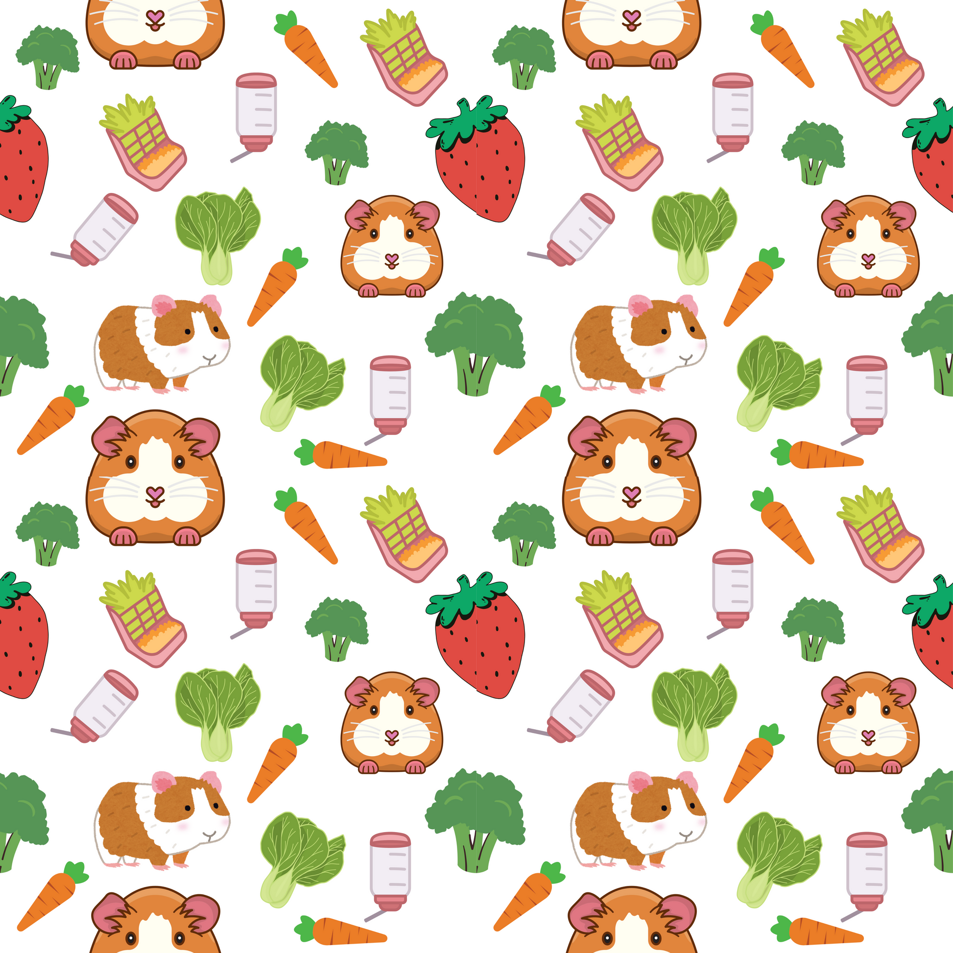 "Guinea Pig Picnic" Blankets - Rabbit Haven