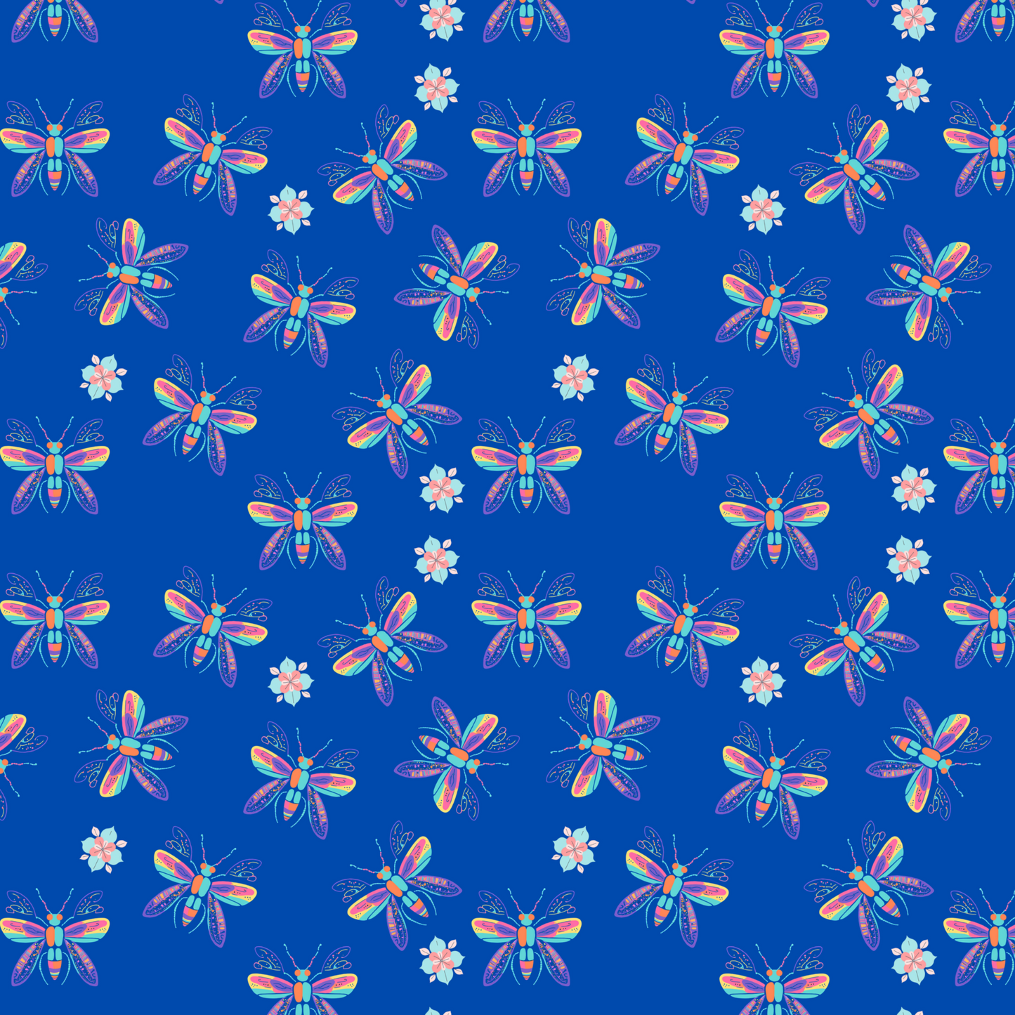 "Iridescent Flight" Blue Blankets - Rabbit Haven