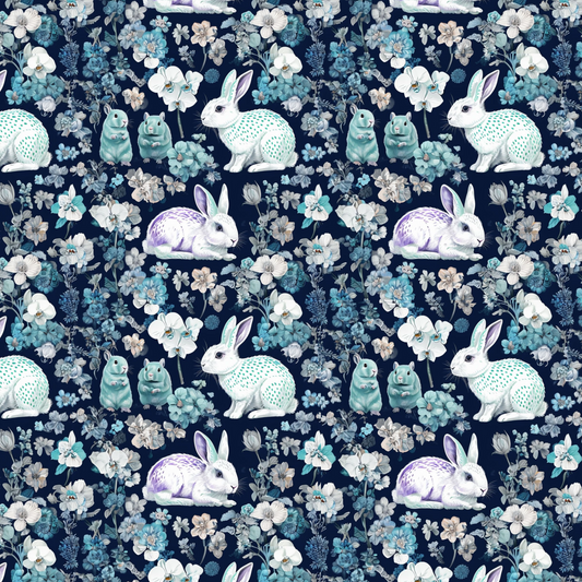 "Moonlit Meadow" Rabbit Blankets - Rabbit Haven