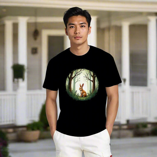 "Fernwood Friend" Rabbit T-Shirt - Rabbit Haven
