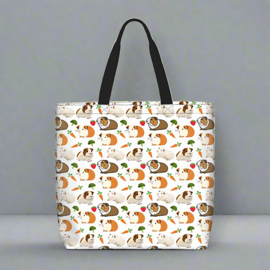 "Cavy Crew" Shoulder Bag – Cute Guinea Pig Pattern Shoulder Bag for Animal Lovers