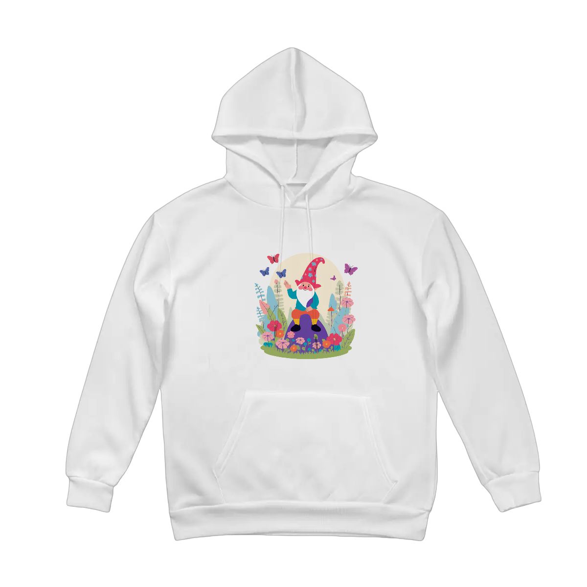 "Garden Keeper" Adult Hoodie Double-Sided Design - Rabbit Haven