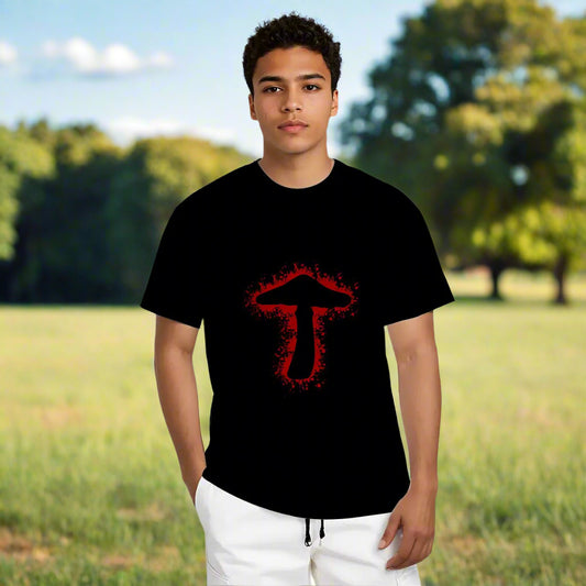 "Inkburst Mushroom" T-Shirt - Rabbit Haven