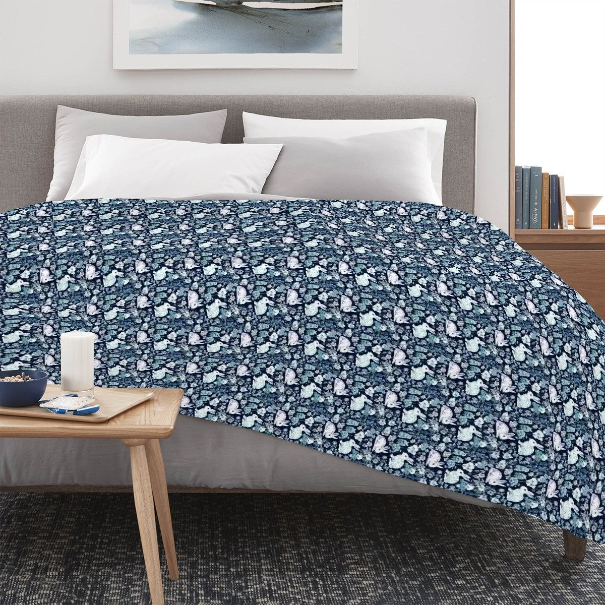 "Moonlit Meadow" Rabbit Blankets - Rabbit Haven