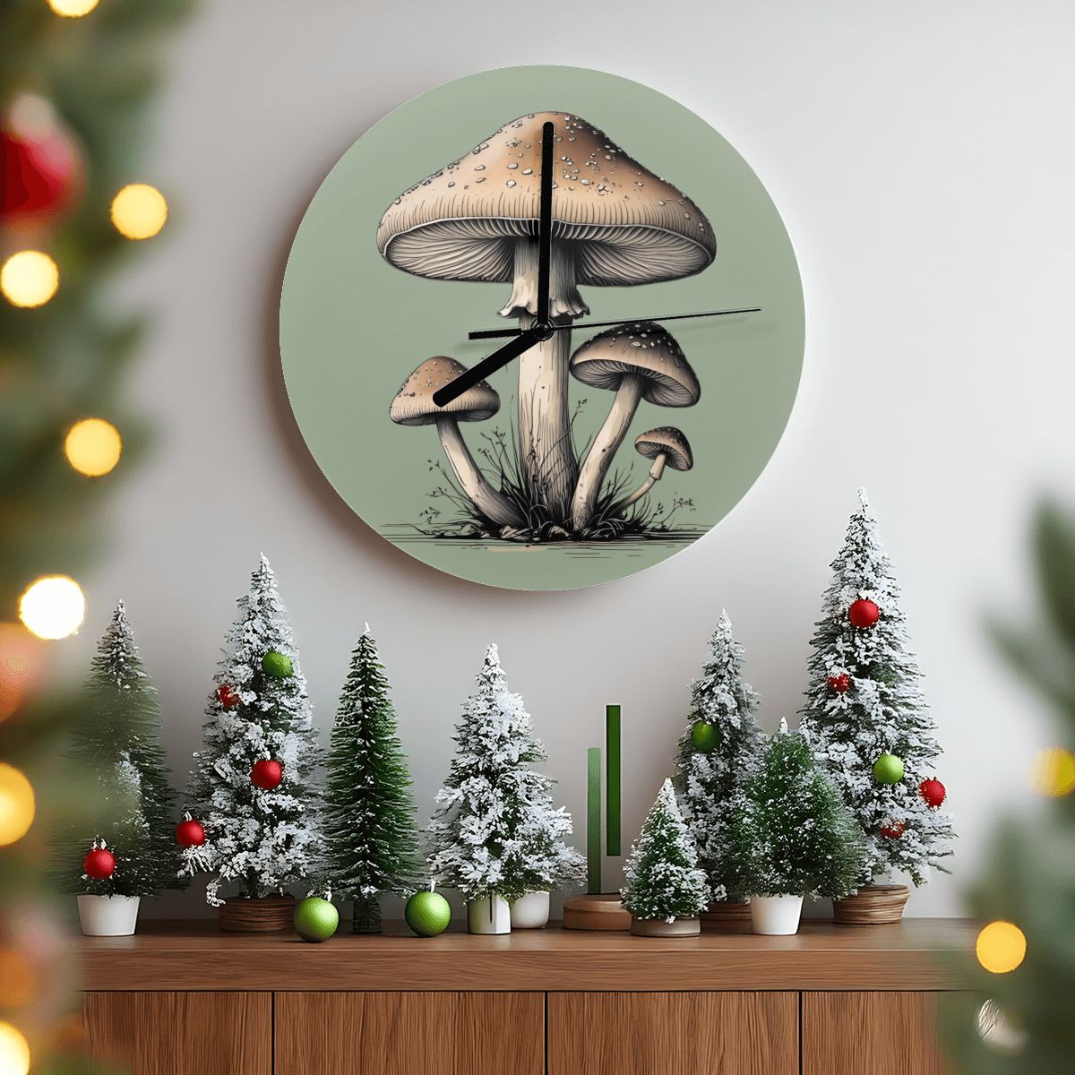 "Forest Cluster" Woodland Wall Clock